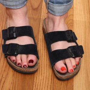 Birkenstock Arizona Navy Blue Suede 37